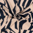 Viskose Popeline Abstract - dunkelblau