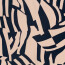 Viskose Popeline Abstract - dunkelblau
