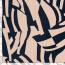 Viskose Popeline Abstract - dunkelblau