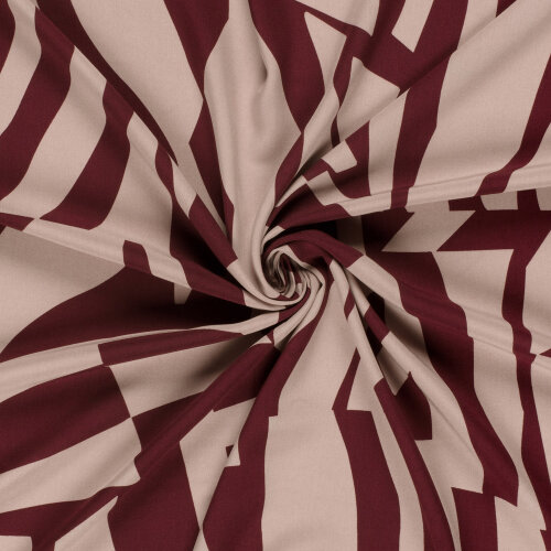 Viskose Popeline Abstract