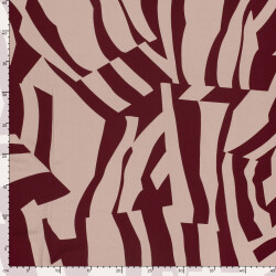 Viskose Popeline Abstract