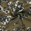 Viskose Nylon Ottoman Blumen