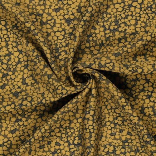 Viskose Nylon Ottoman Blumen