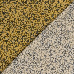 Viskose Nylon Ottoman Blumen