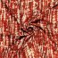 Viskose Twill Klecks Streifen - rost