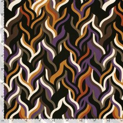 Viskose Twill kunstvolle Flechtstreifen - sandgelb