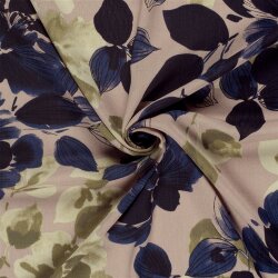 Viskose Crêpe Blumen