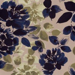 Viskose Crêpe Blumen