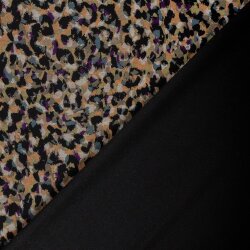Polyester Viskose Mix Tupfen - kamel