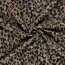 Polyester Viskose Mix Tupfen - kamel