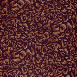 Polyester Viskose Mix Leolook - aubergine/rost
