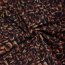 Polyester Viskose Mix Leolook - schwarz/ziegelbraun