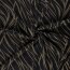 Polyester Viskose Mix Wellen Streifen - kaltbraun