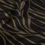 Polyester Viskose Mix Wellen Streifen - kaltbraun