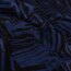 Polyester Viskose Mix Streifen Formen - indigo