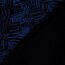 Polyester Viskose Mix Streifen Formen - indigo
