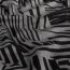 Polyester Viskose Mix Streifen Formen - schwarz