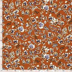 Viskose Jersey Blumen