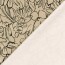 Wildleder Imitat gezeichnete Blüten - sand