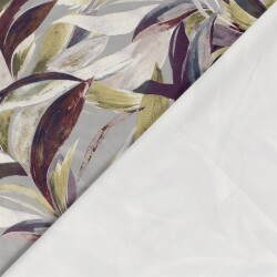 Wildleder Imitat Blätterregen - beige