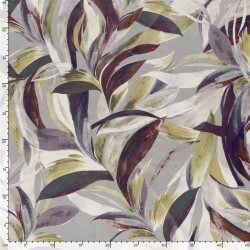 Wildleder Imitat Blätterregen - beige