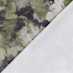 Wildleder Imitat Blütenkunst - salbei
