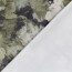 Wildleder Imitat Blütenkunst - salbei