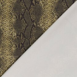 Wildleder Imitat Schlangenmuster - taupe