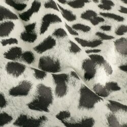 Wildleder Imitat LEOPARD - creme