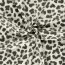 Wildleder Imitat LEOPARD - creme