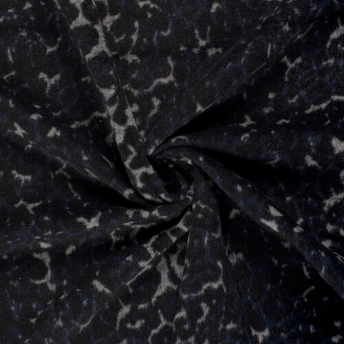 Jacquard gebürstet Leo - blau