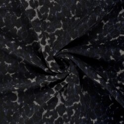 Jacquard gebürstet Leo - blau