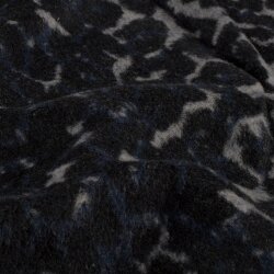 Jacquard gebürstet Leo - blau
