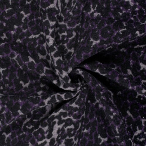 Jacquard gebürstet Leo - lila