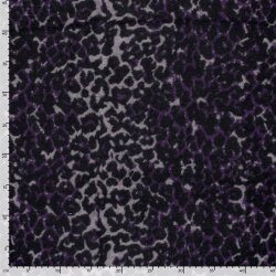 Jacquard gebürstet Leo - lila