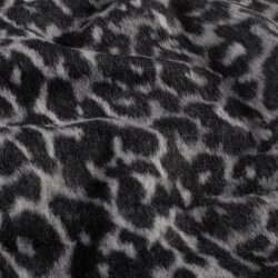 JACQUARD BRUSHED LEOPARD - creme