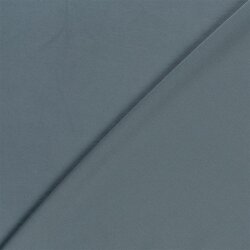 Rippenjersey Uni - schattenblau