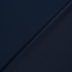 Polyester Viskose Jersey Uni - dunkelblau