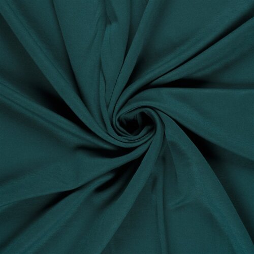 Rippenjersey Uni - petrol