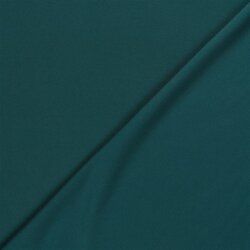 Polyester Viskose Jersey Uni - petrol