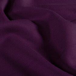 Rippenjersey Uni - dunkeltraube