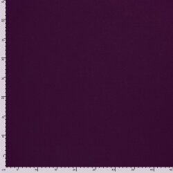 Rippenjersey Uni - dunkeltraube