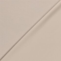 Polyester Viskose Jersey Uni - creme