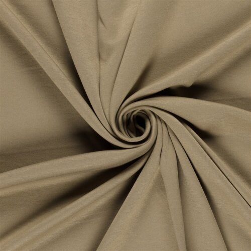 Rippenjersey Uni - eiche