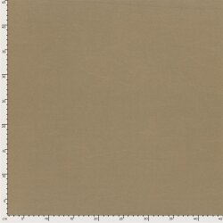 Polyester Viskose Jersey Uni - eiche