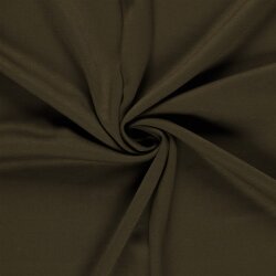 Polyester Viskose Jersey Uni - dunkelbraun