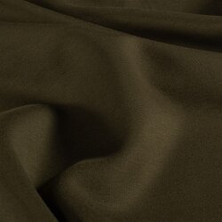 Polyester Viskose Jersey Uni - dunkelbraun