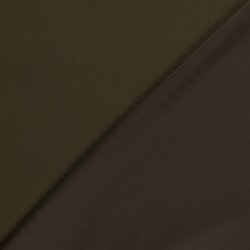 Rippenjersey Uni - dunkelbraun