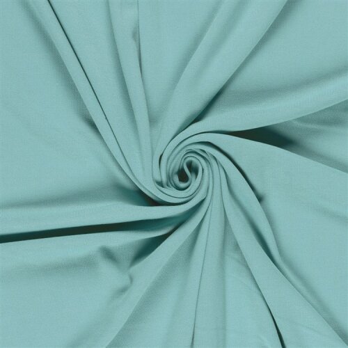 Baumwolljersey Uni - türkismint