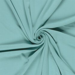 Baumwolljersey Uni - türkismint